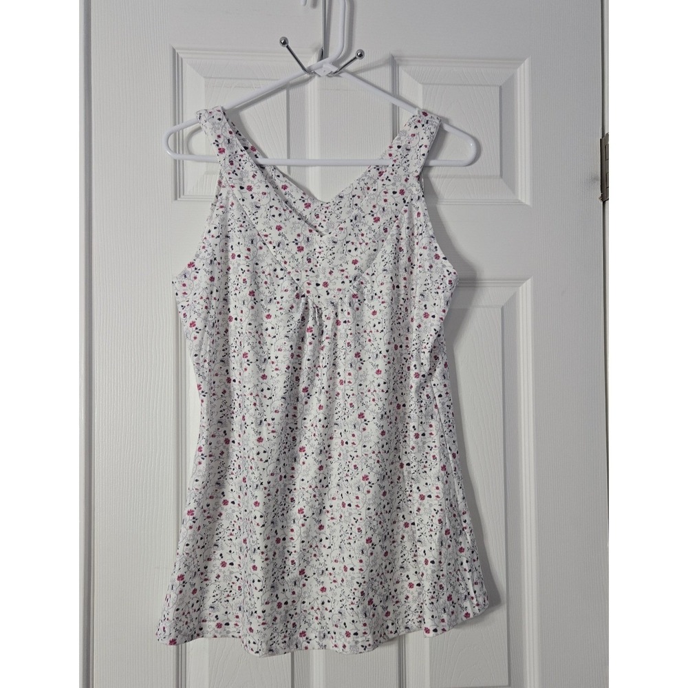 Leo Rosi  Womans‎ Tank Top Size Small/Medium white. Grey, pink, black